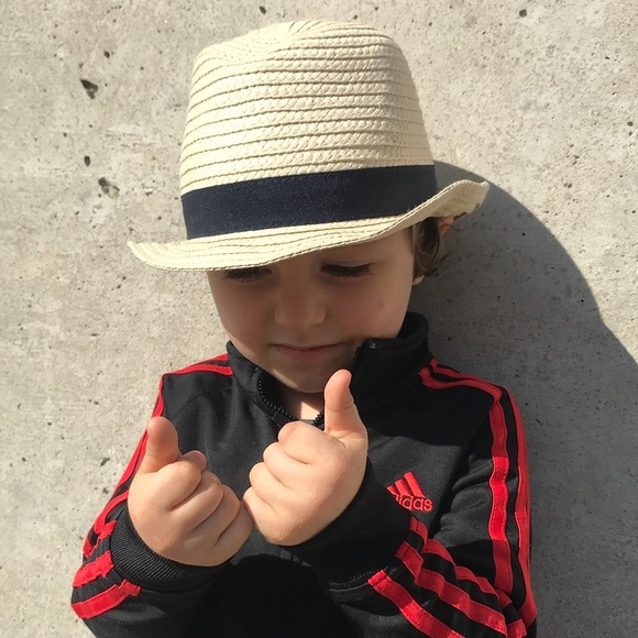 Kids Straw Fedora - Picture 2 of 5